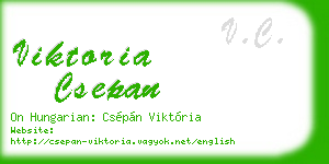 viktoria csepan business card